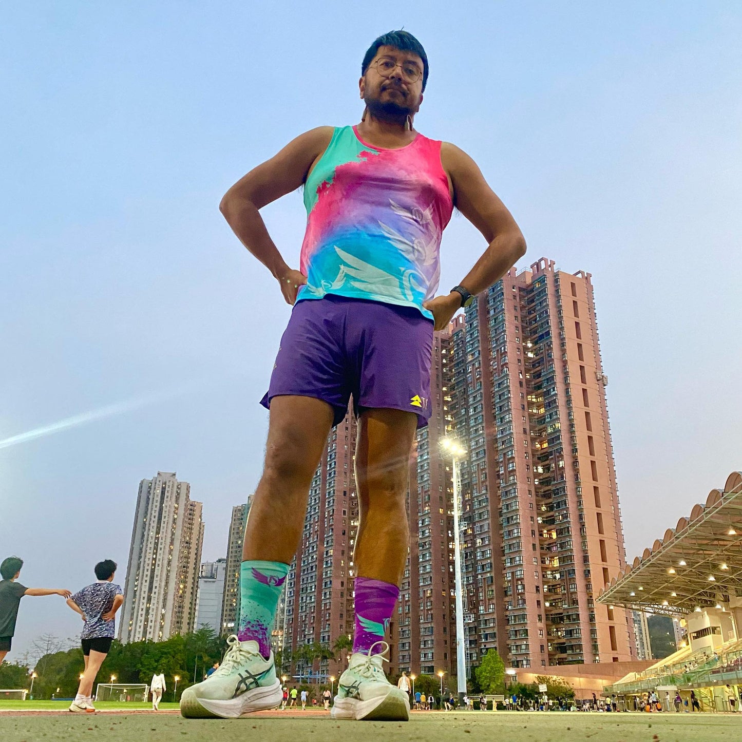 JOLLY SPORT -【Unisex】Multiple Function Running Shorts - Purple