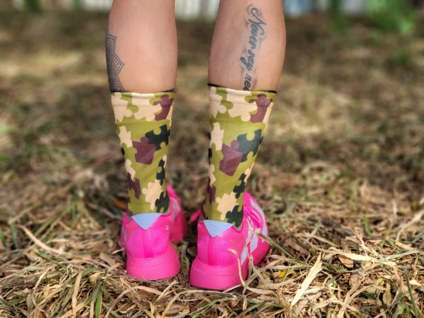 Jolly Sport - 跑襪 - 迷彩