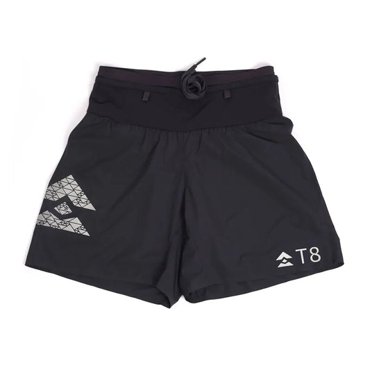 Men's Sherpa Shorts - Black (silver logo)