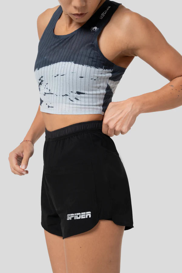 SPIDER -【女裝】"著咗好似冇著" 無縫熱封半截背心 - 水墨靈動