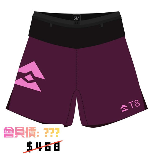 【Pre-order】Women's Sherpa Shorts - Burgundy (Expected to deliver in Late January)