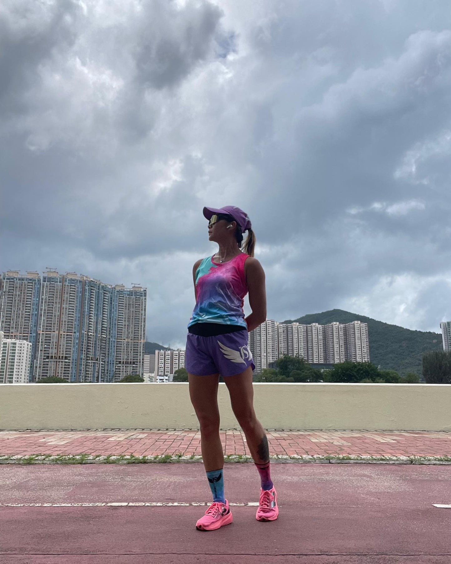 JOLLY SPORT -【Unisex】Multiple Function Running Shorts - Purple