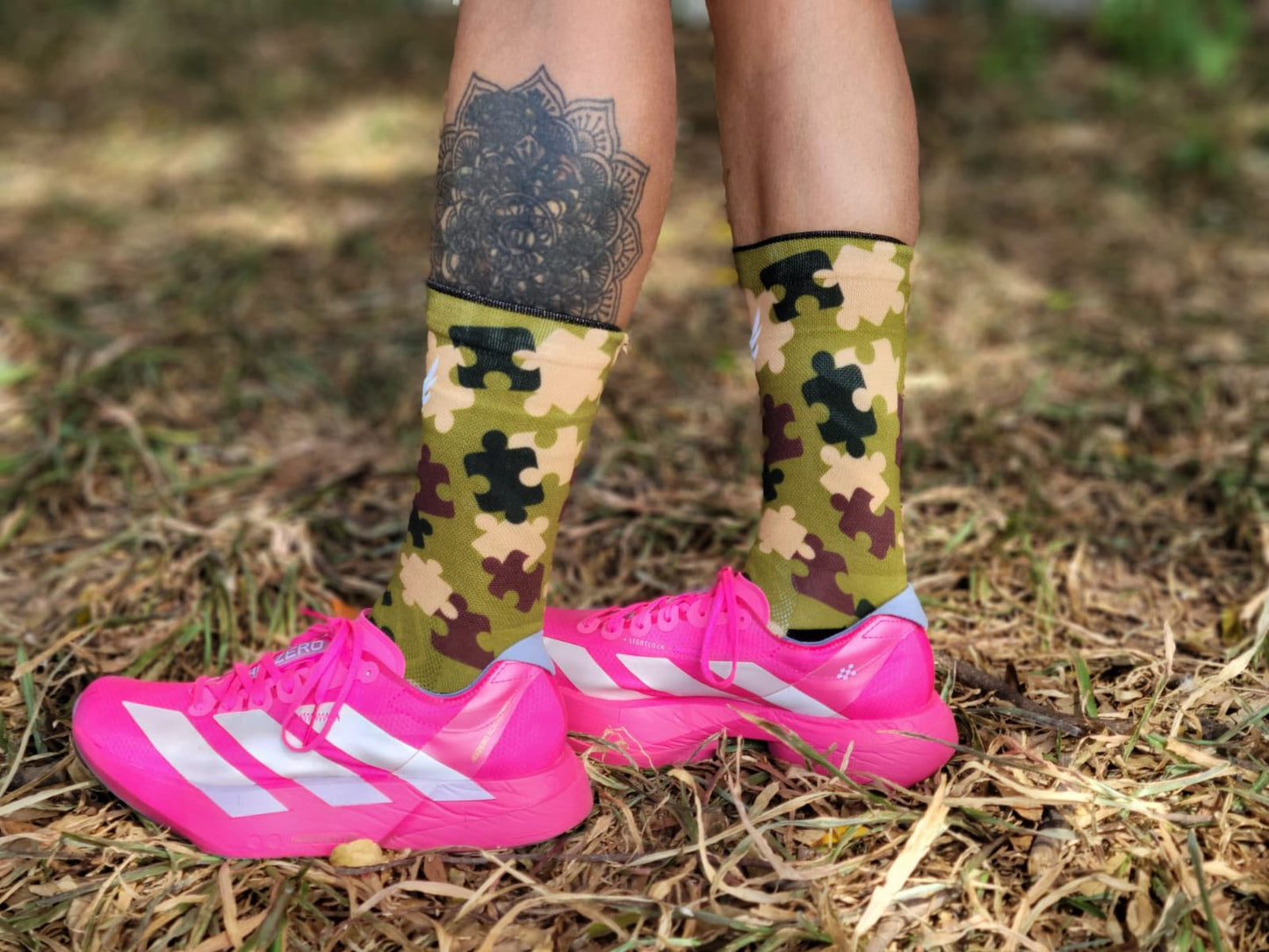 Jolly Sport - 跑襪 - 迷彩