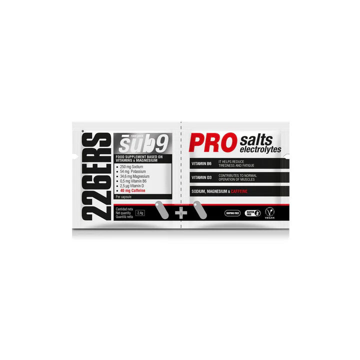 【預防抽筋必備】226ERS - Sub9 Pro Salts Electrolytes 鹽丸 (2 顆膠囊）