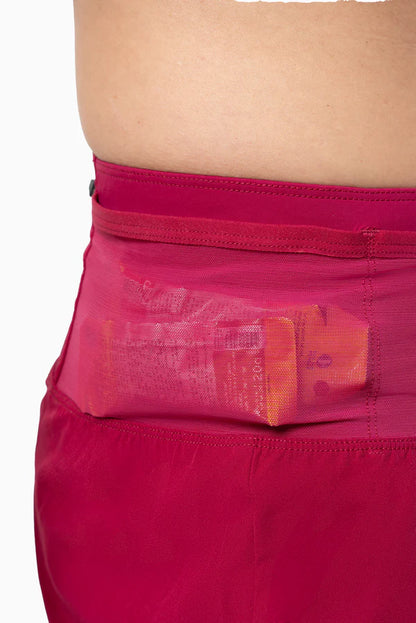 SPIDER -【男裝】2 in 1 Multiple Functional Running Shorts - 野莓紅