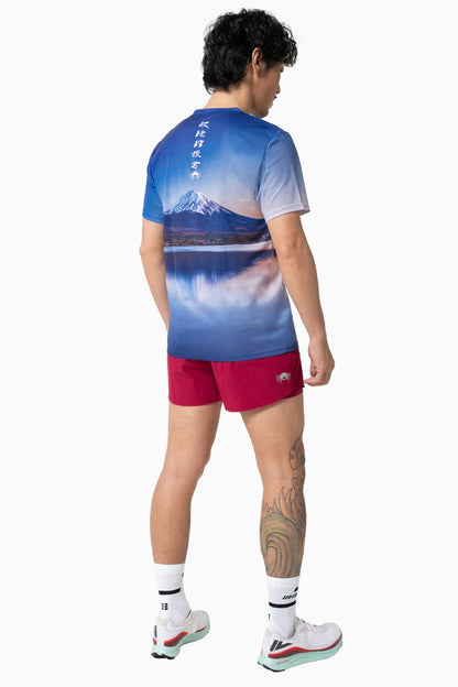 SPIDER -【男裝】2 in 1 Multiple Functional Running Shorts - 野莓紅