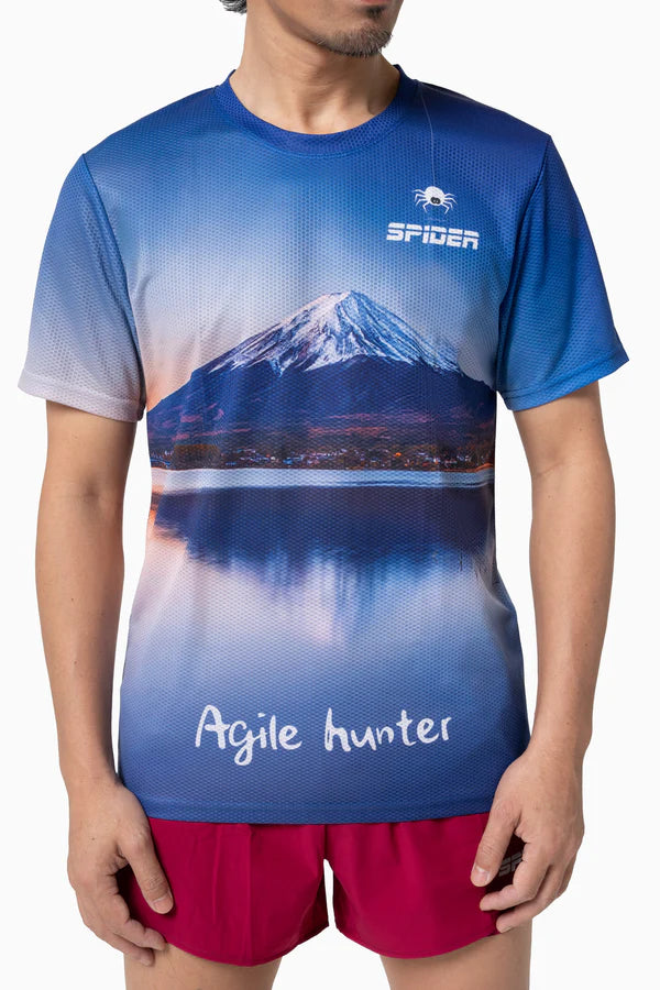 SPIDER -【男裝】2 in 1 Multiple Functional Running Shorts - 野莓紅