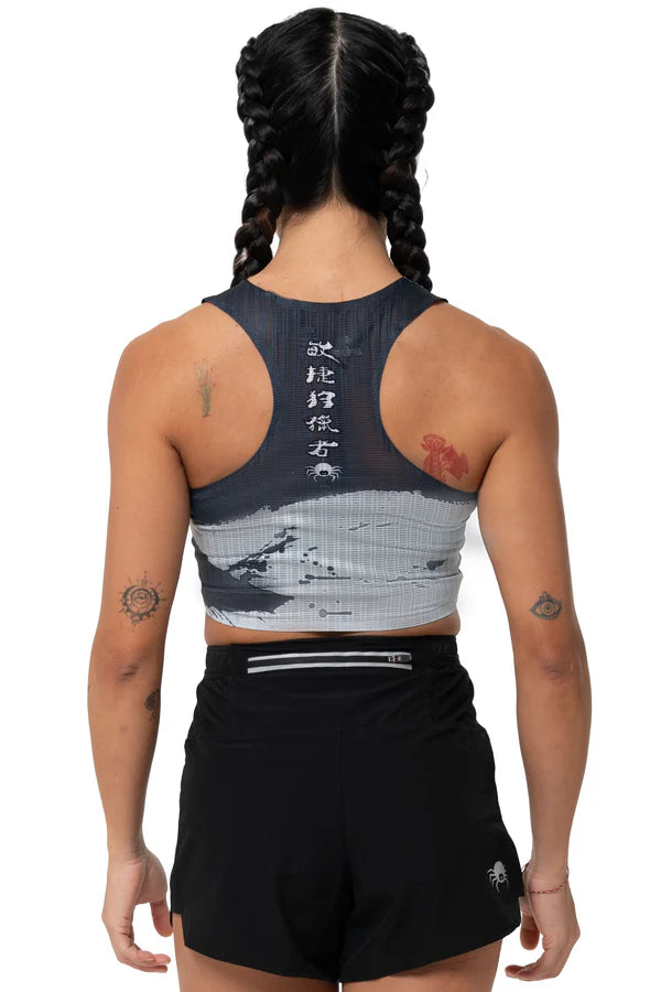 SPIDER -【Women】2 in 1 Multiple Functional Running Shorts - Black