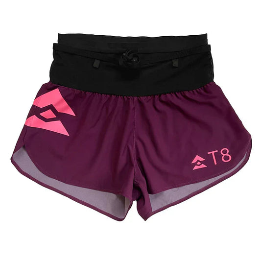 Women's Sherpa Shorts - Burgundy