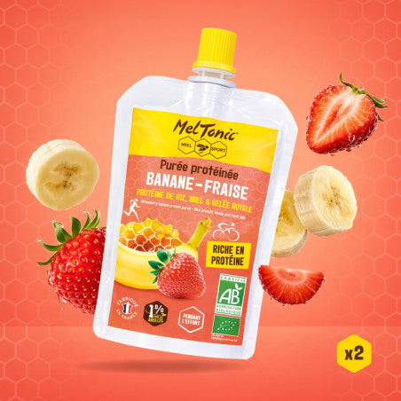Meltonic - Organic Protein Puree Banana - Strawberry, Honey & Royal Jelly